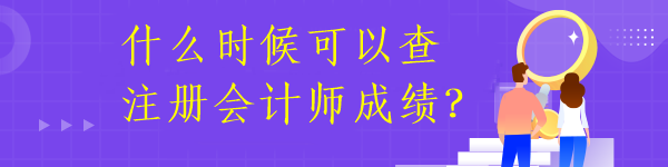 什么時候可以查注冊會計師成績？