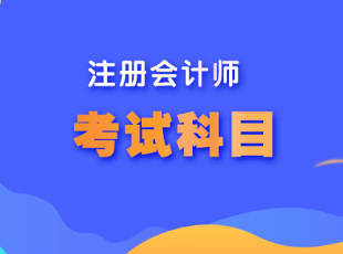 廣東cpa考試科目是什么？