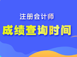 什么時(shí)候出注會(huì)考試成績(jī)？