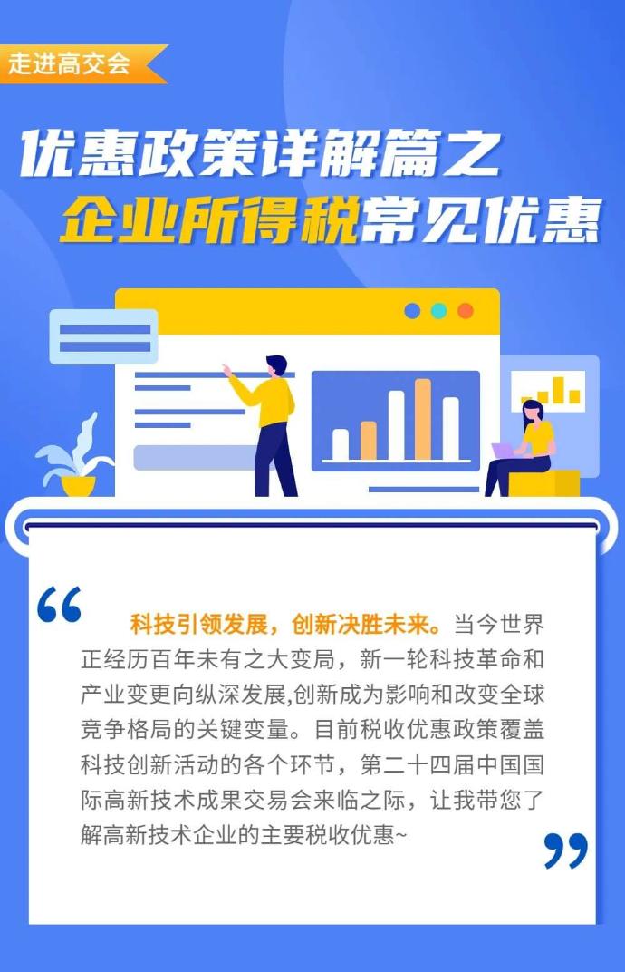 高新技術企業(yè)企業(yè)所得稅常見優(yōu)惠