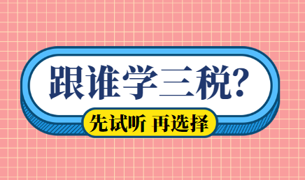 稅務(wù)師三稅哪幾個老師講課好