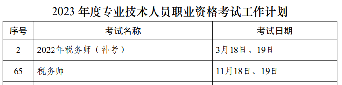 稅務(wù)師考試時(shí)間