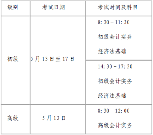 河南漯河發(fā)布2023年高級會計(jì)考試報(bào)名簡章