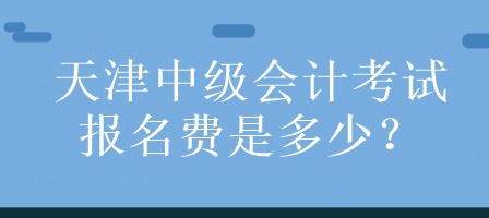 天津中級(jí)會(huì)計(jì)考試報(bào)名費(fèi)是多少？