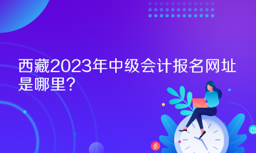 西藏2023年中級(jí)會(huì)計(jì)報(bào)名網(wǎng)址是哪里？