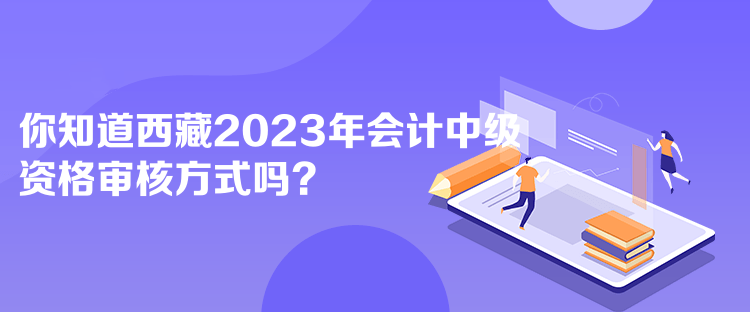 你知道西藏2023年會計中級資格審核方式嗎？