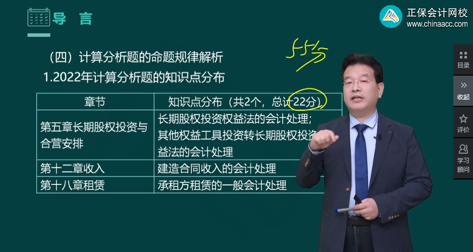 高志謙老師強(qiáng)勢整理！中級會計實務(wù)知識點分布-計算分析題