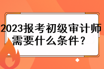 2023年報(bào)考初級審計(jì)師需要什么條件？