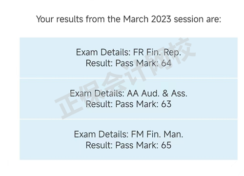 2023年3月ACCA成績公布 網校學員捷報頻傳！
