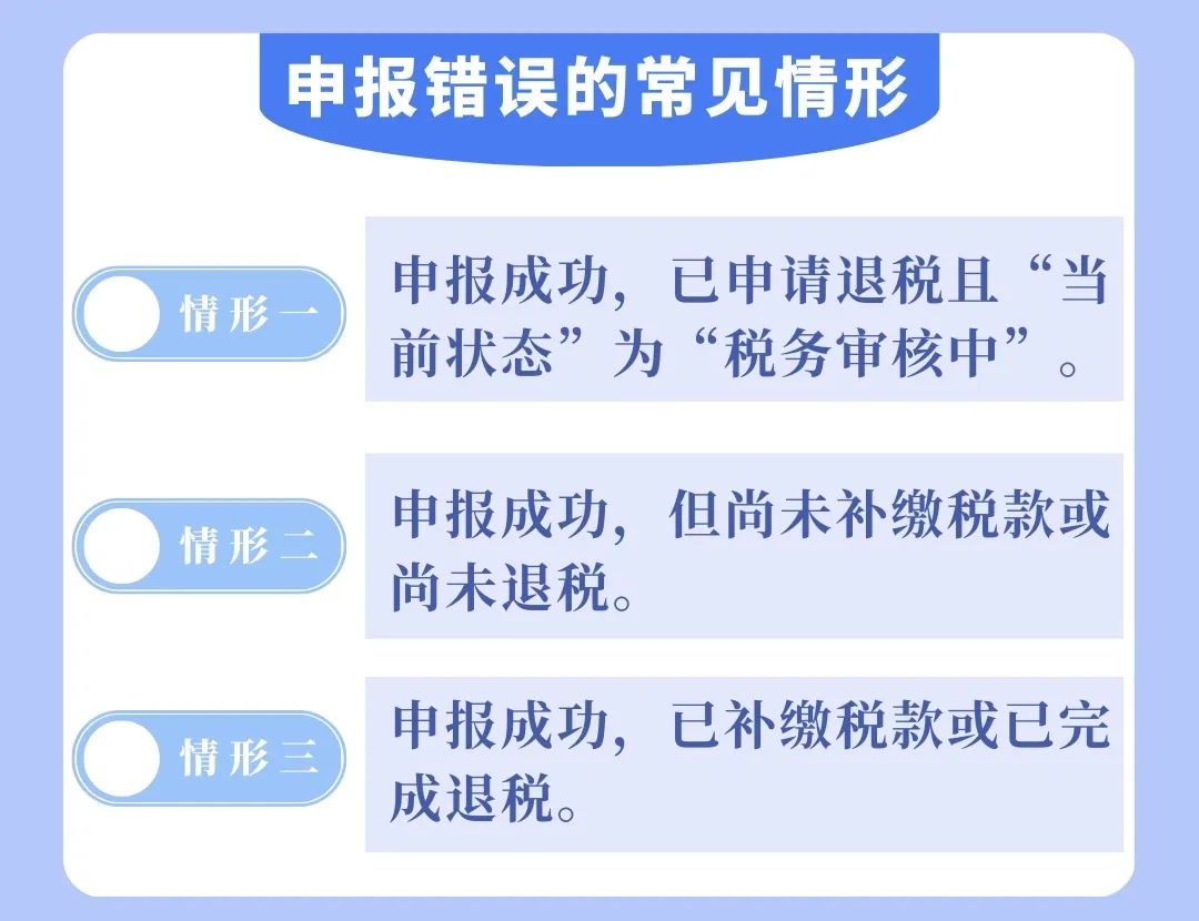 個稅APP年度匯算申報有誤？更正申報操作來啦！