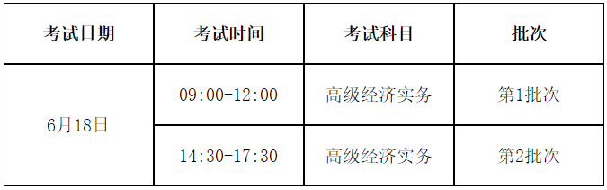 山東2023高級經(jīng)濟(jì)師考試時間安排