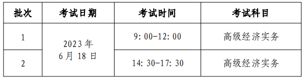 北京高級(jí)經(jīng)濟(jì)師考試安排和作答要求