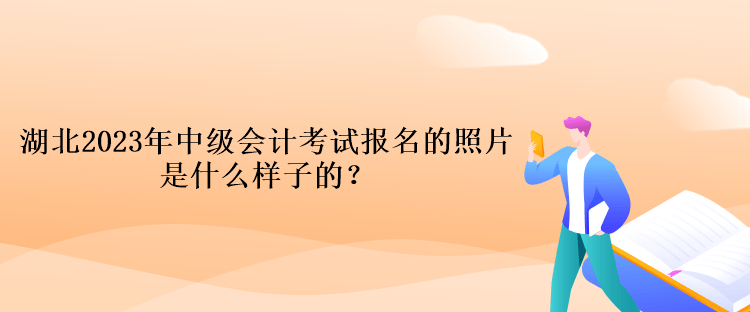 湖北2023年中級會計(jì)考試報(bào)名的照片是什么樣子的？