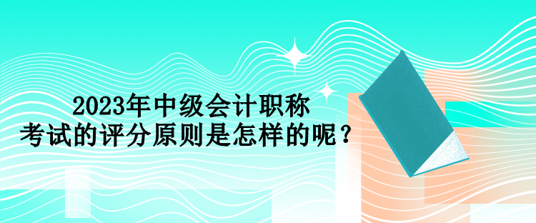 2023年中級會計職稱考試的評分原則是怎樣的呢？