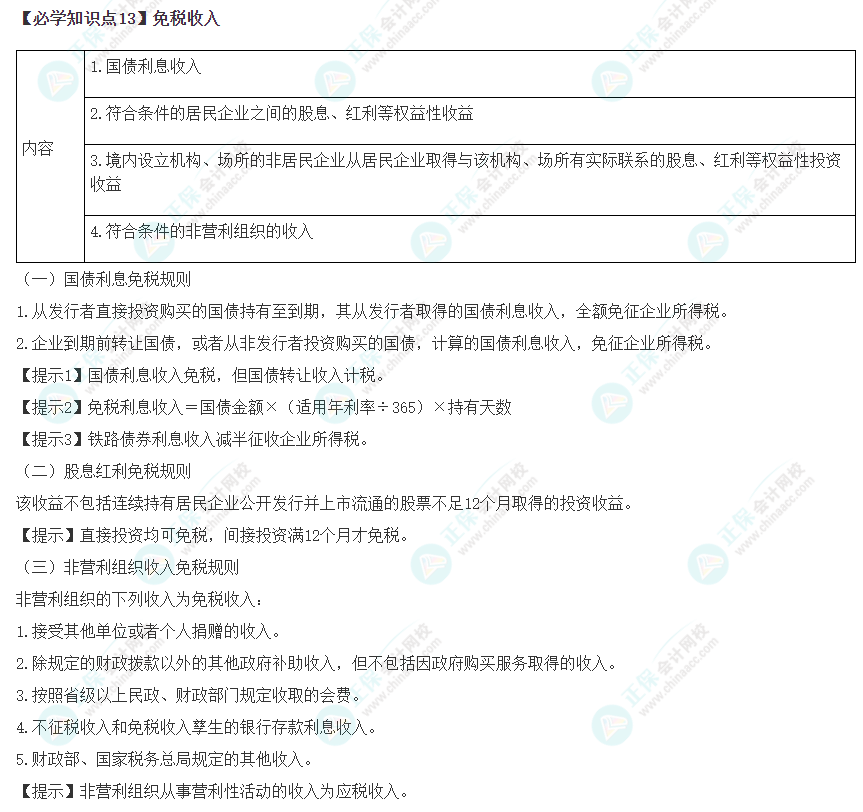 2023年注會《稅法》基礎(chǔ)階段必學(xué)知識點