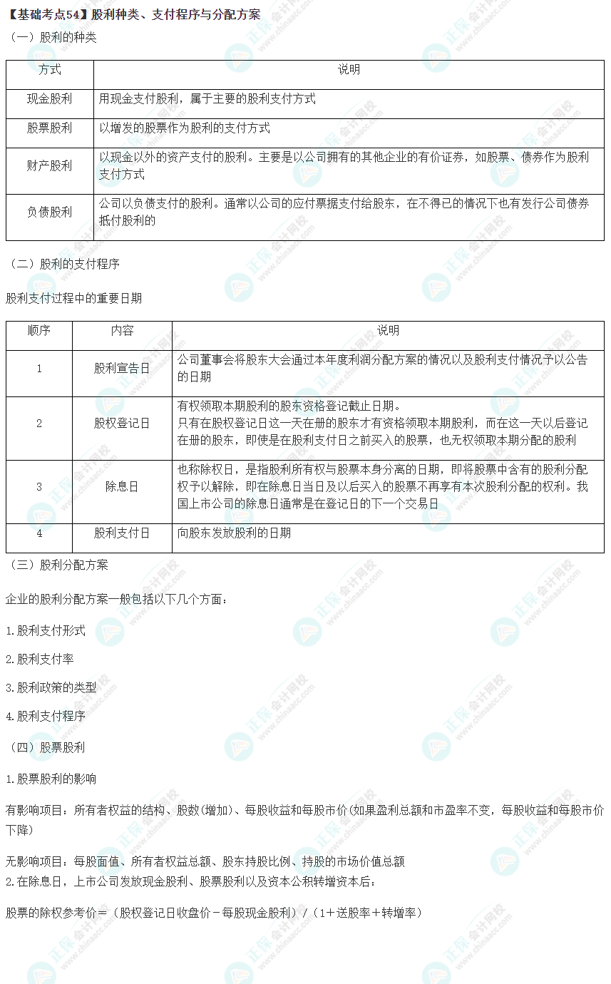 2023年注會《財管》基礎階段必學知識點