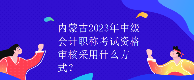 內(nèi)蒙古2023年中級(jí)會(huì)計(jì)職稱考試資格審核采用什么方式？