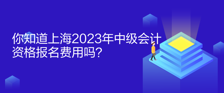 你知道上海2023年中級(jí)會(huì)計(jì)資格報(bào)名費(fèi)用嗎？