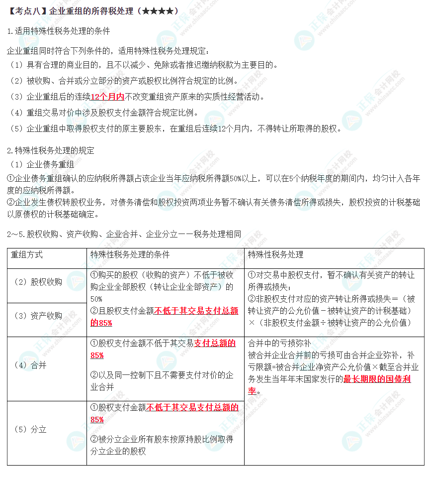 2023年注會《稅法》高頻考點