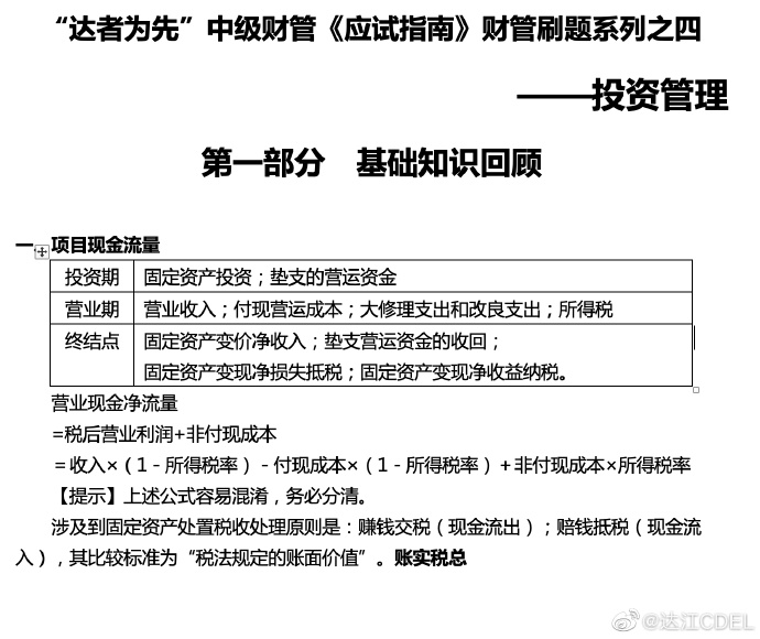 【達(dá)者為先】6月14日19時(shí)達(dá)江中級財(cái)務(wù)管理應(yīng)試指南刷題直播