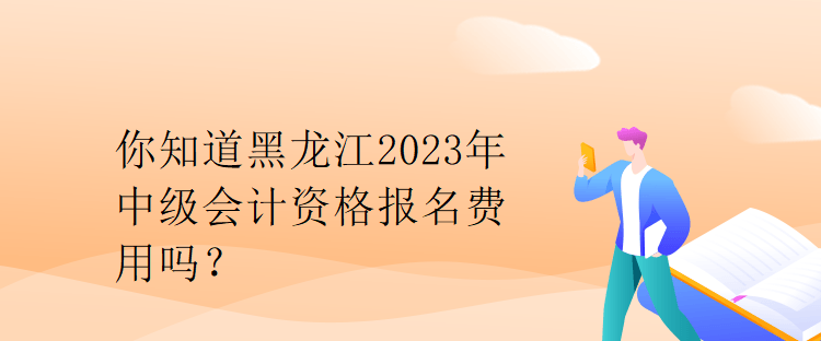 你知道黑龍江2023年中級(jí)會(huì)計(jì)資格報(bào)名費(fèi)用嗎？