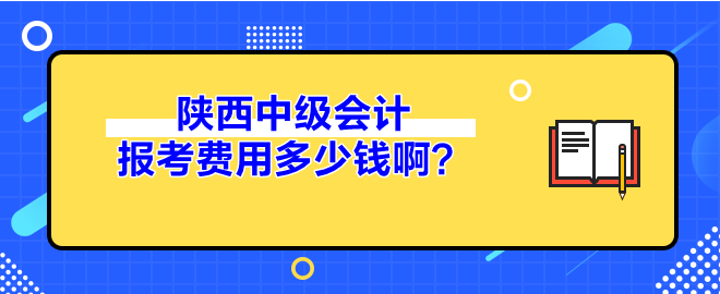 陜西中級(jí)會(huì)計(jì)報(bào)考費(fèi)用多少錢啊？