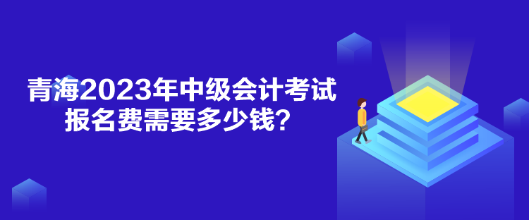 青海2023年中級會計考試報名費需要多少錢？