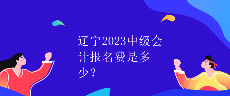 遼寧2023中級(jí)會(huì)計(jì)報(bào)名費(fèi)是多少？