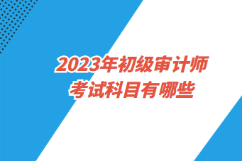 初級審計師和中級審計師考試安排一樣嗎？