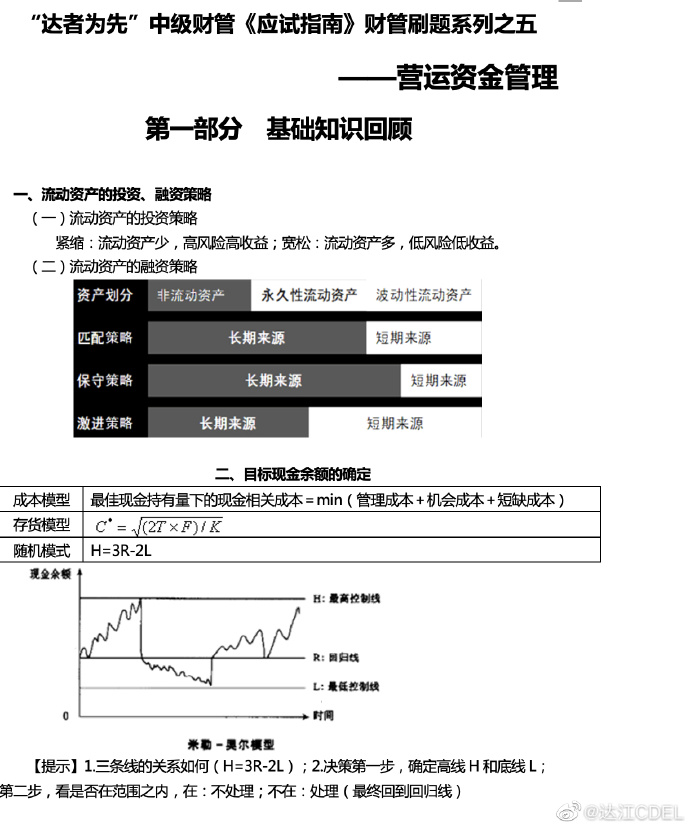 【達(dá)者為先】7月7日19時達(dá)江中級財務(wù)管理應(yīng)試指南刷題直播