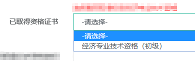 已取得資格證書(shū)