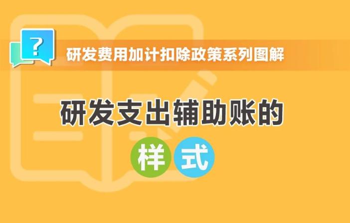 研發(fā)支出輔助賬的樣式有哪些？一組圖帶你了解