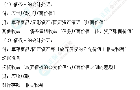 2024中級會計(jì)實(shí)務(wù)預(yù)習(xí)必看知識點(diǎn)29：以非金融資產(chǎn)清償債務(wù)