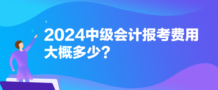 2024中級會計報考費用大概多少？