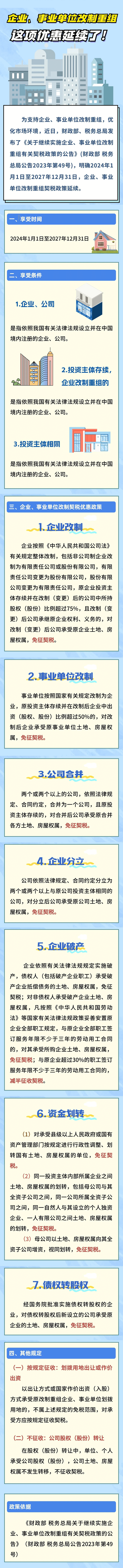 企業(yè)、事業(yè)單位改制重組，這項(xiàng)優(yōu)惠延續(xù)了