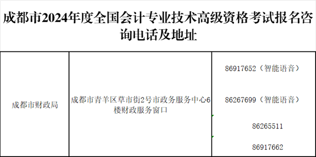 四川省成都市發(fā)布2024年初級會計考試報名簡章