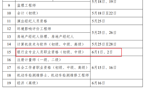 公布！24年銀行從業(yè)資格考試時(shí)間已公布！