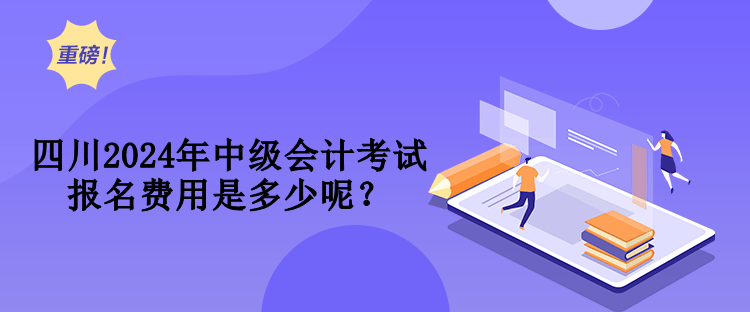 四川2024年中級(jí)會(huì)計(jì)考試報(bào)名費(fèi)用是多少呢？