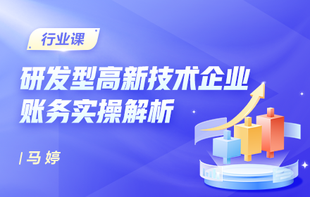 研發(fā)型高新技術企業(yè)賬務實操解析