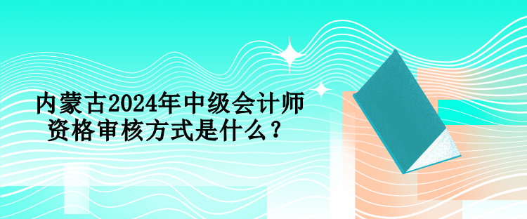 內(nèi)蒙古2024年中級會計(jì)師資格審核方式是什么？