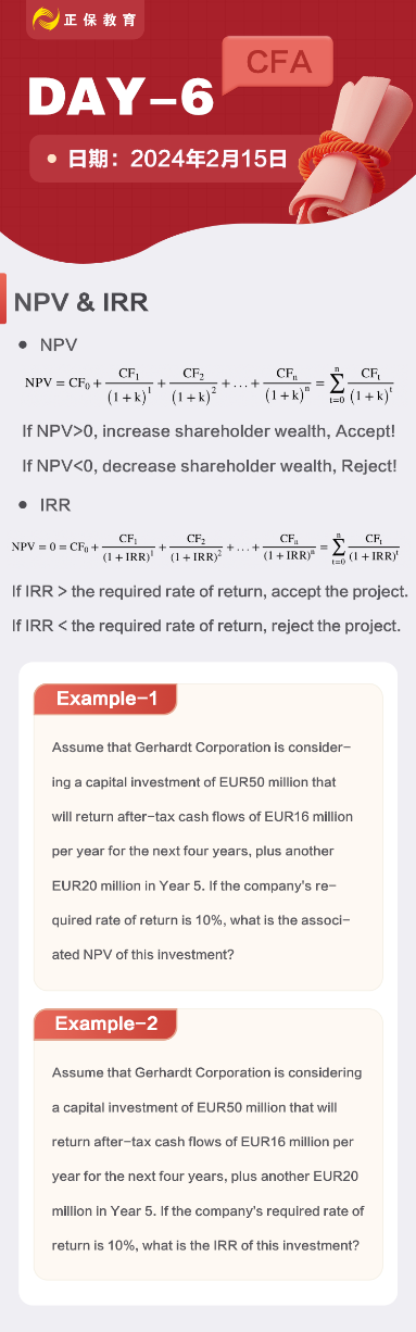 CFA-一級(jí)-2024春節(jié)6天