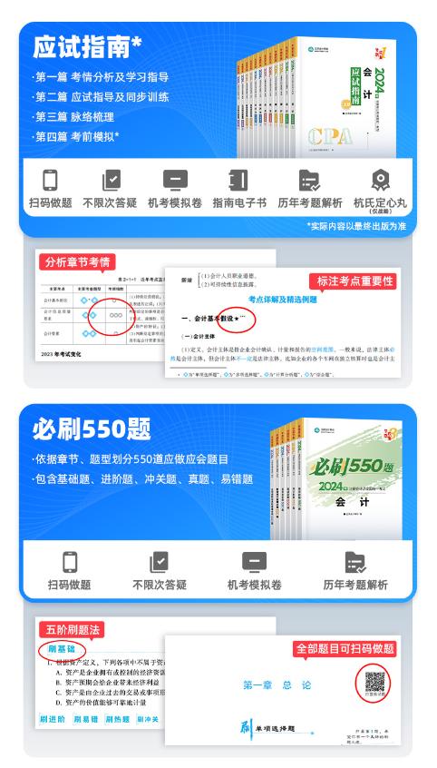 注冊(cè)會(huì)計(jì)師考試圖書“全家桶”到手4折起 滿載驚喜 助力考試！