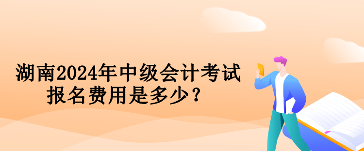 湖南2024年中級(jí)會(huì)計(jì)考試報(bào)名費(fèi)用是多少？