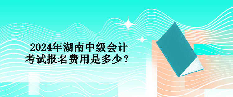 2024年湖南中級會計考試報名費用是多少？