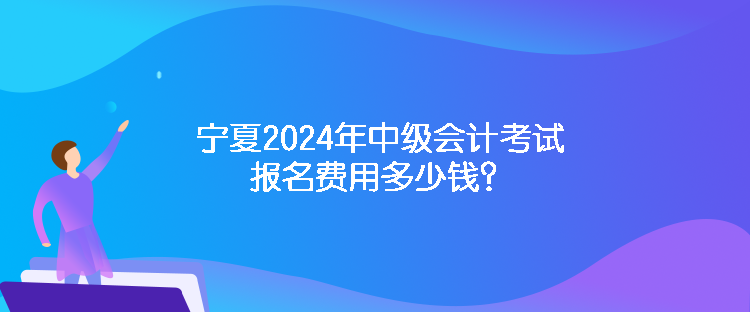 寧夏2024年中級(jí)會(huì)計(jì)考試報(bào)名費(fèi)用多少錢？