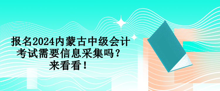 報(bào)名2024內(nèi)蒙古中級(jí)會(huì)計(jì)考試需要信息采集嗎？來看看！