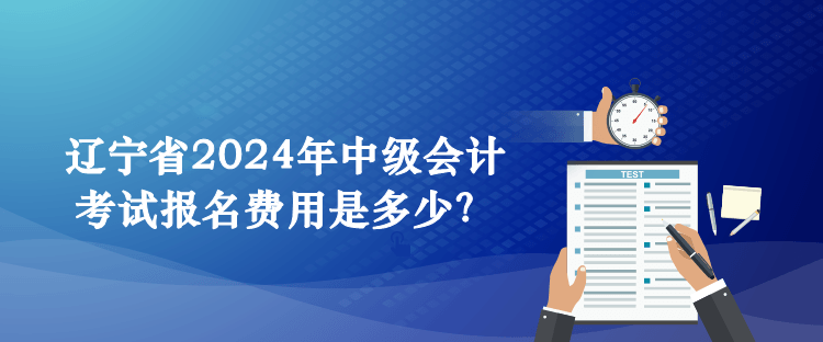 遼寧省2024年中級(jí)會(huì)計(jì)考試報(bào)名費(fèi)用是多少？