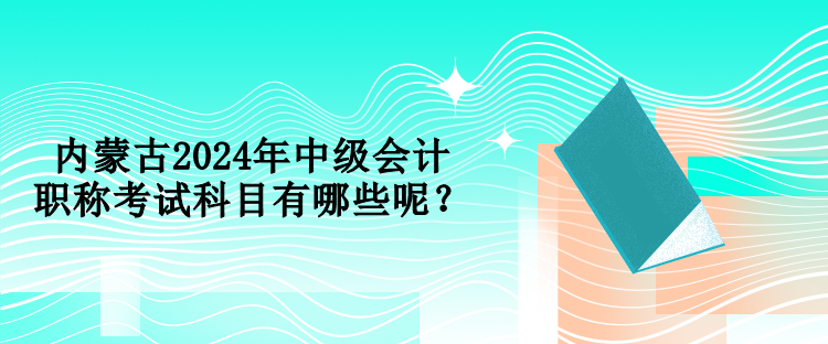 內(nèi)蒙古2024年中級會計職稱考試科目有哪些呢？