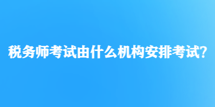 稅務(wù)師考試由什么機(jī)構(gòu)安排考試？