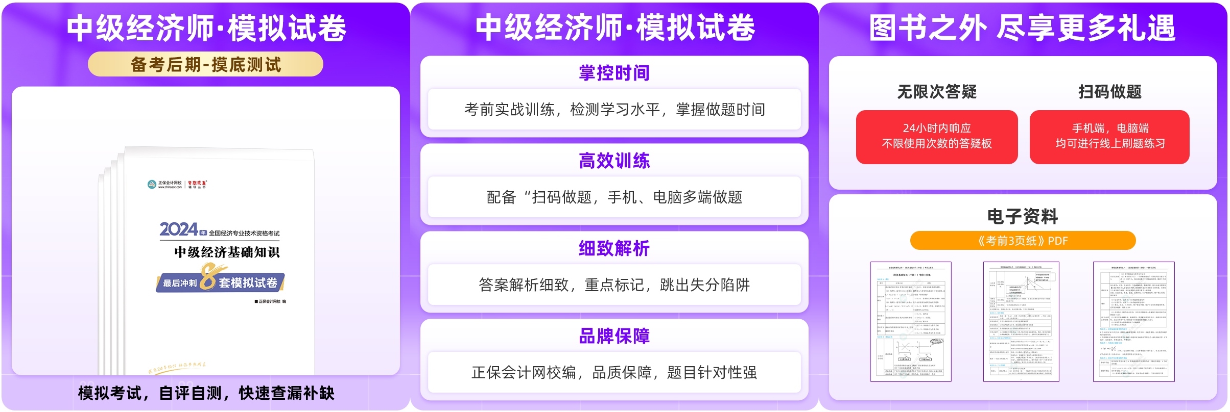 2024中級經濟基礎《最后沖刺8套卷》免費試讀